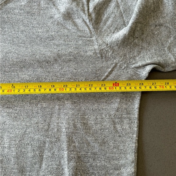 J. Crew Light Gray Cotton V-Neck Sweater XXL - Picture 6 of 9